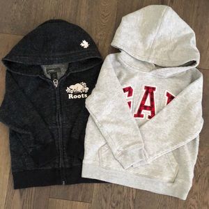 Roots and GAP Hoodies for Boys (sz 4T)